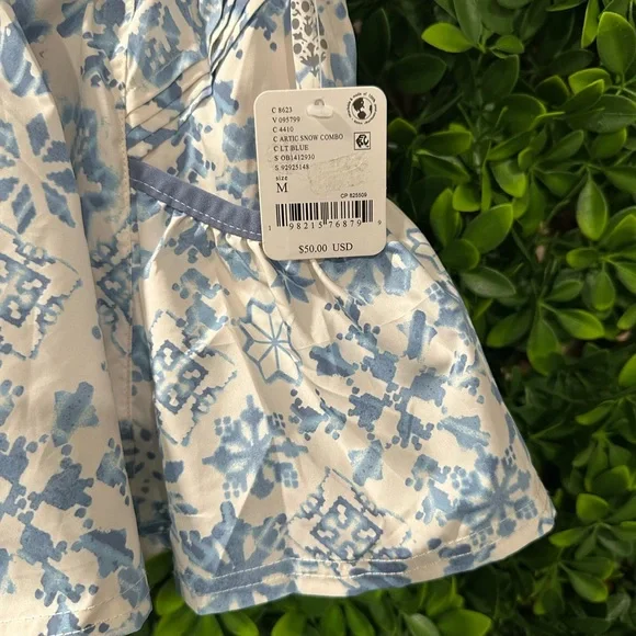 Free People Floral Blue Women's Shorts Size Medium BNWT - Picture 4 of 5